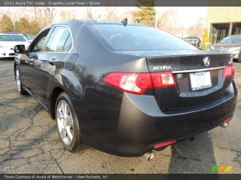 Graphite Luster Pearl / Ebony 2011 Acura TSX Sedan
