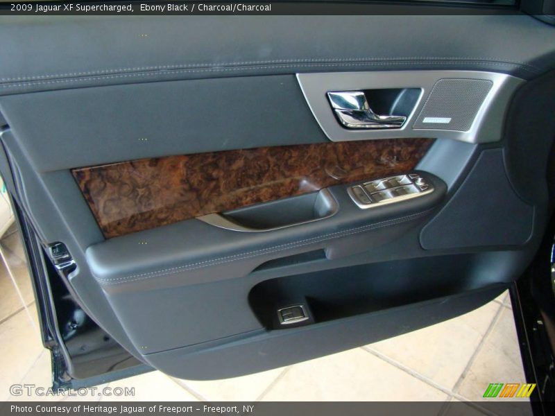 Ebony Black / Charcoal/Charcoal 2009 Jaguar XF Supercharged