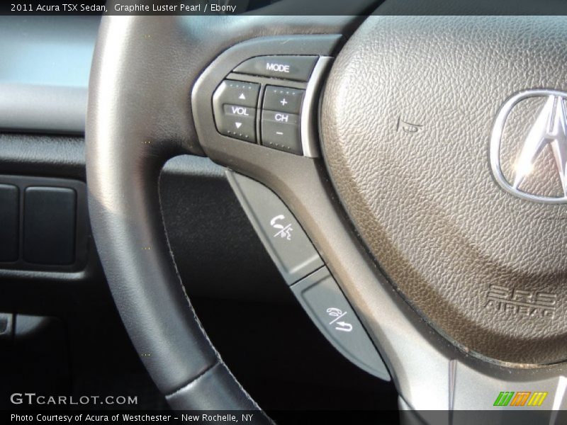 Graphite Luster Pearl / Ebony 2011 Acura TSX Sedan