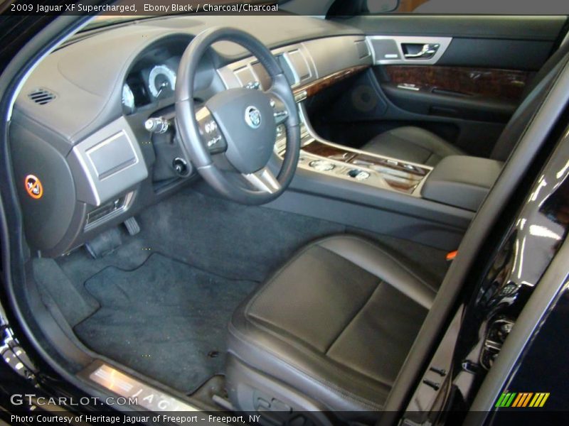 Ebony Black / Charcoal/Charcoal 2009 Jaguar XF Supercharged