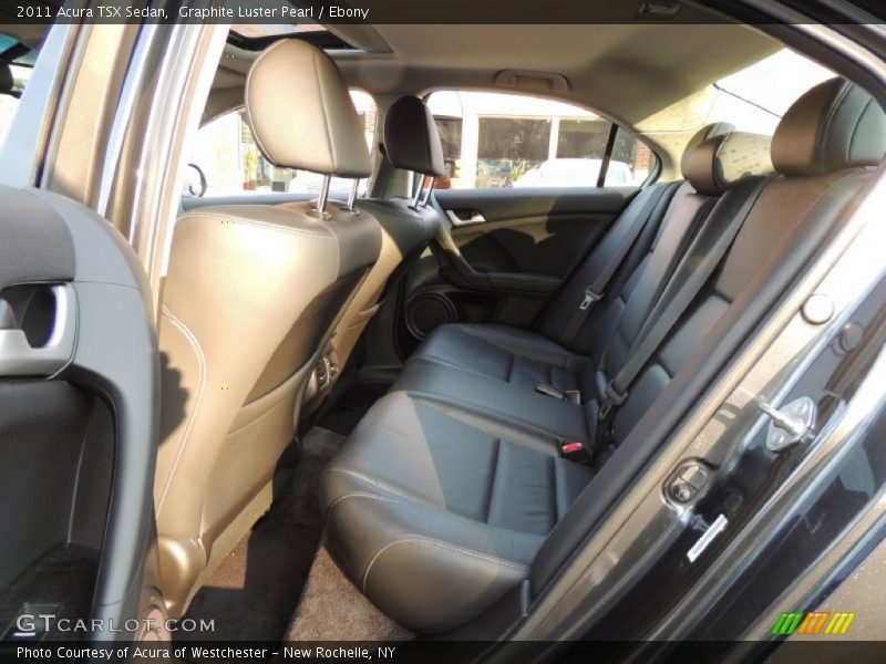 Graphite Luster Pearl / Ebony 2011 Acura TSX Sedan