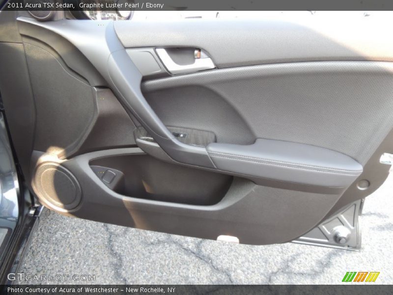 Graphite Luster Pearl / Ebony 2011 Acura TSX Sedan