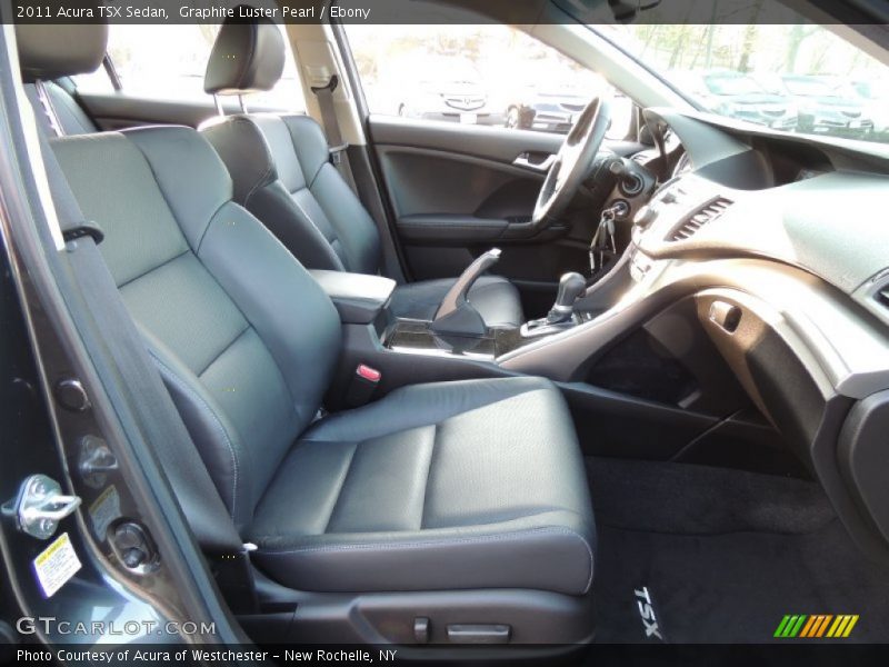 Graphite Luster Pearl / Ebony 2011 Acura TSX Sedan