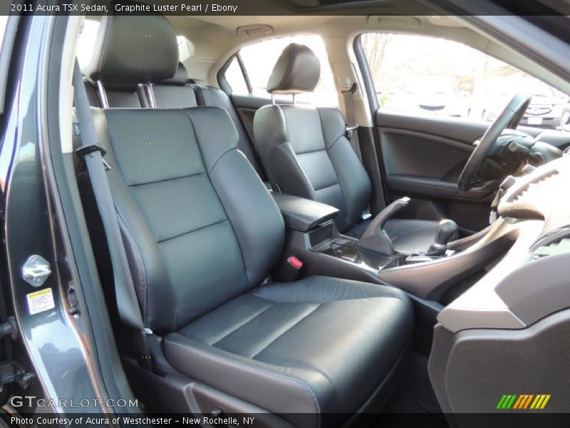 Graphite Luster Pearl / Ebony 2011 Acura TSX Sedan