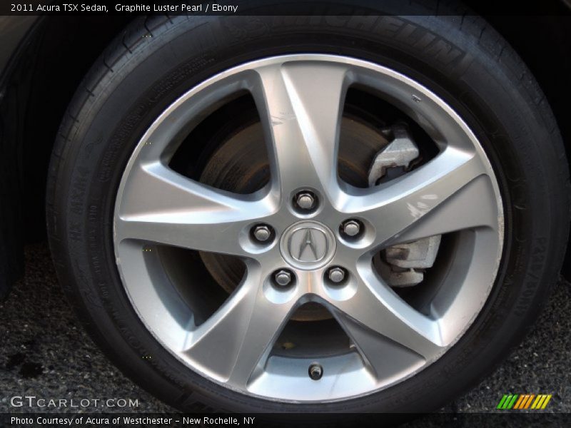 Graphite Luster Pearl / Ebony 2011 Acura TSX Sedan