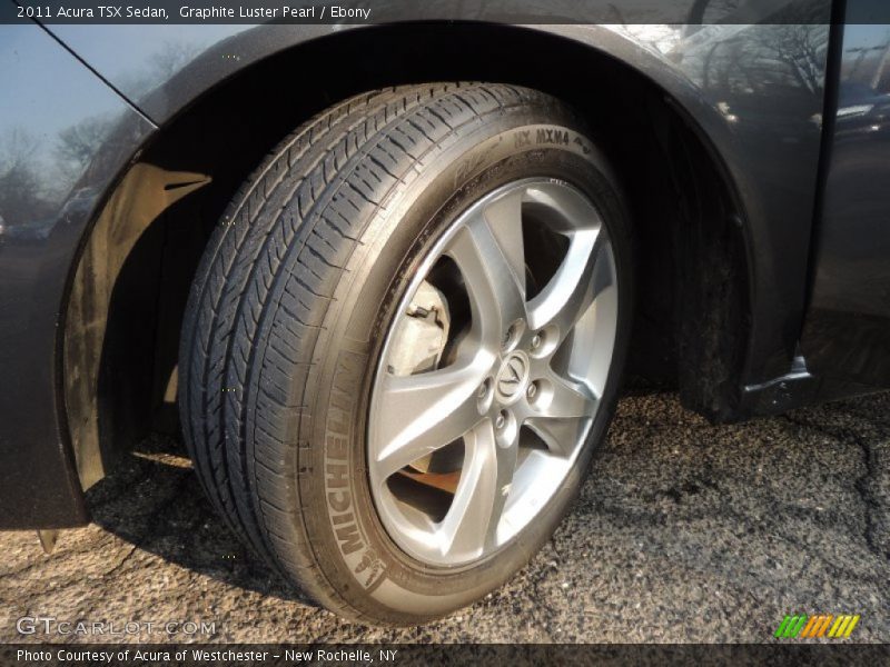 Graphite Luster Pearl / Ebony 2011 Acura TSX Sedan