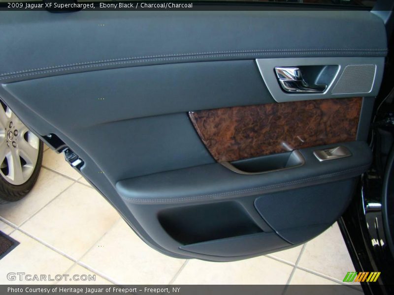Ebony Black / Charcoal/Charcoal 2009 Jaguar XF Supercharged