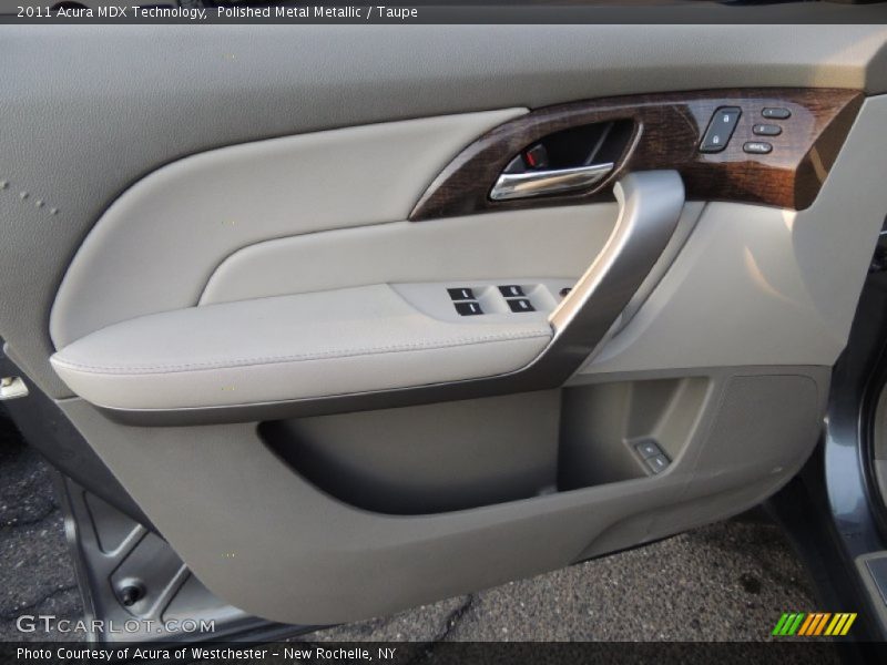 Polished Metal Metallic / Taupe 2011 Acura MDX Technology