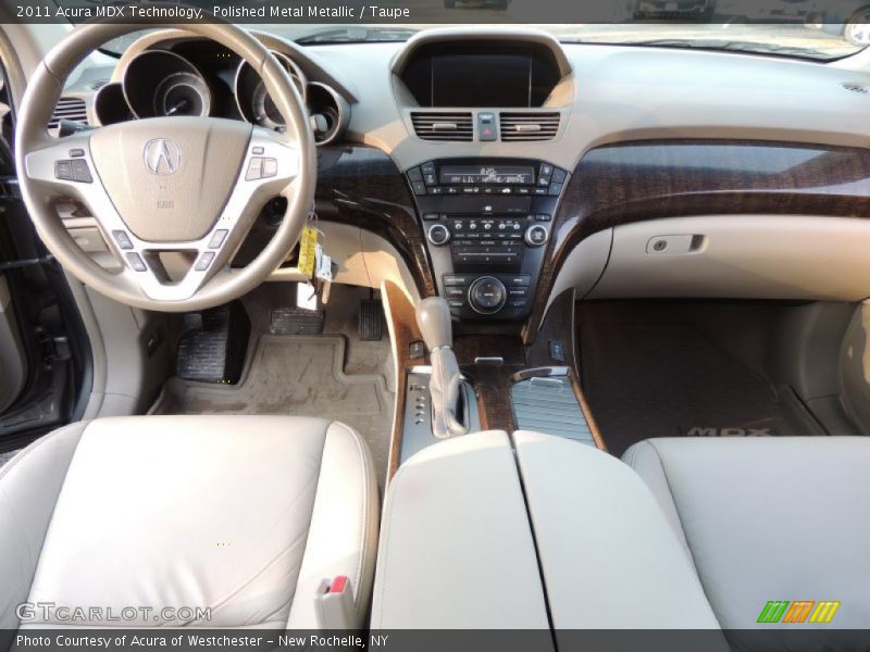 Polished Metal Metallic / Taupe 2011 Acura MDX Technology