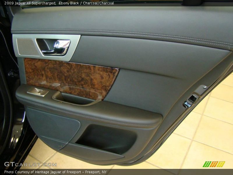 Ebony Black / Charcoal/Charcoal 2009 Jaguar XF Supercharged