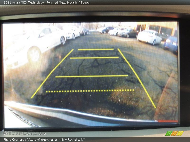Polished Metal Metallic / Taupe 2011 Acura MDX Technology