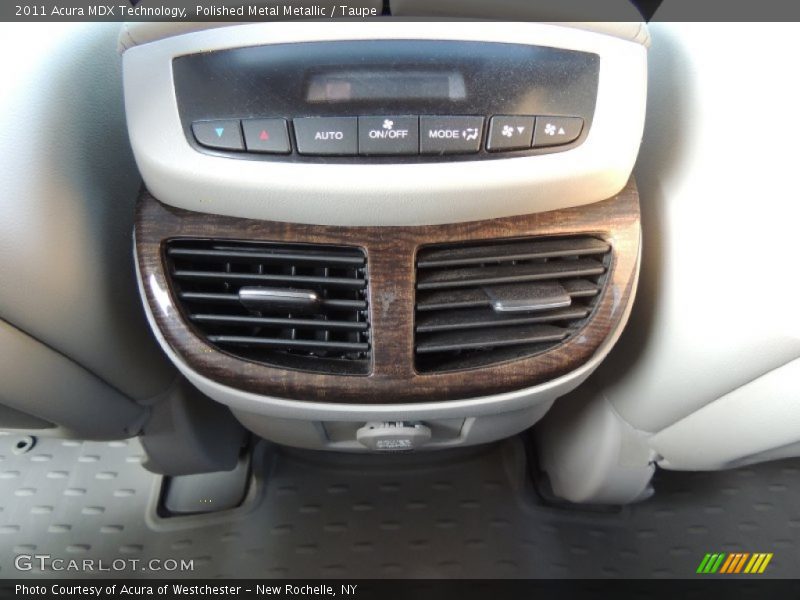 Polished Metal Metallic / Taupe 2011 Acura MDX Technology
