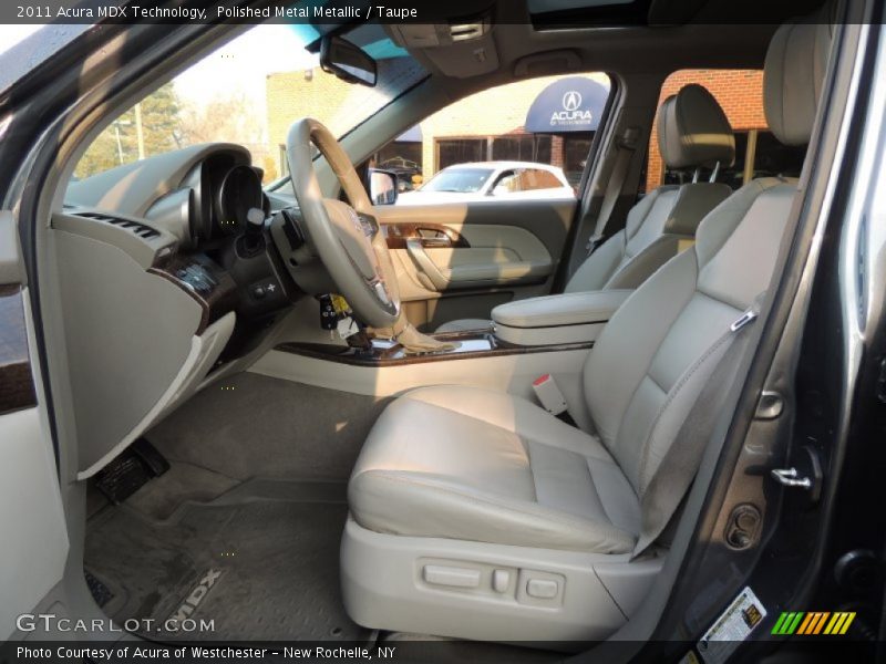 Polished Metal Metallic / Taupe 2011 Acura MDX Technology