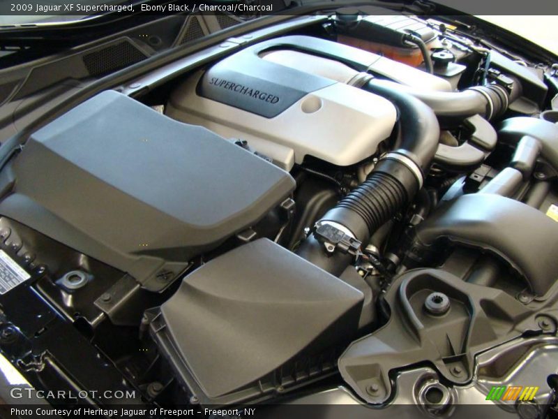 Ebony Black / Charcoal/Charcoal 2009 Jaguar XF Supercharged