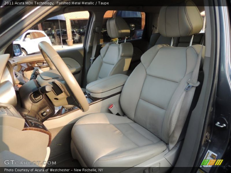 Polished Metal Metallic / Taupe 2011 Acura MDX Technology