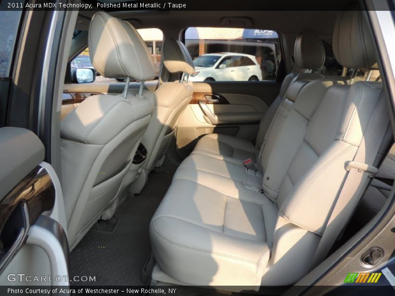 Polished Metal Metallic / Taupe 2011 Acura MDX Technology