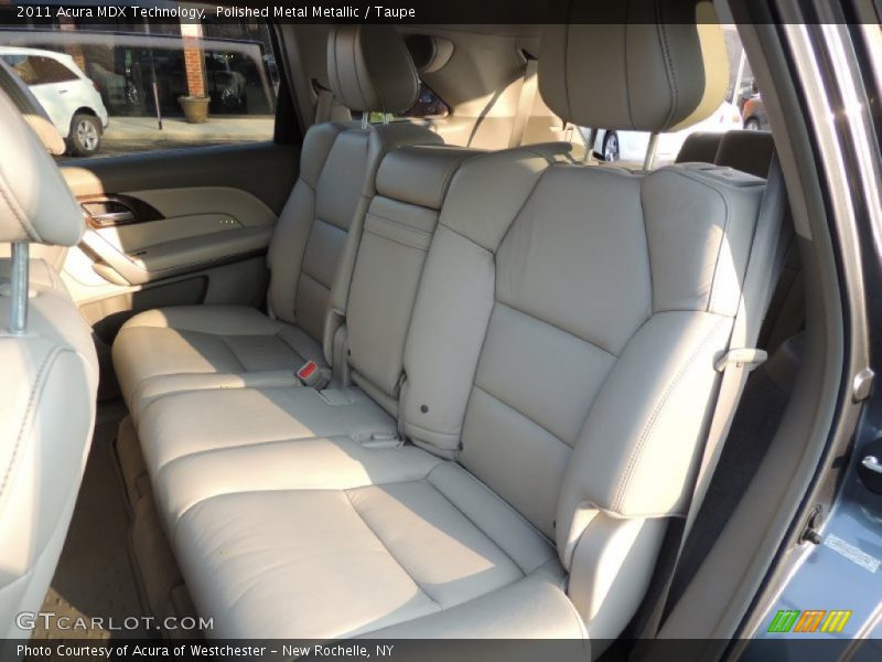 Polished Metal Metallic / Taupe 2011 Acura MDX Technology