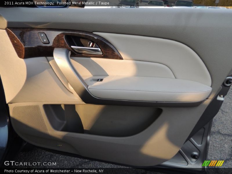 Polished Metal Metallic / Taupe 2011 Acura MDX Technology