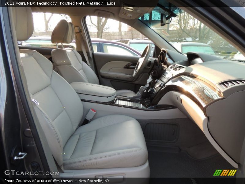 Polished Metal Metallic / Taupe 2011 Acura MDX Technology