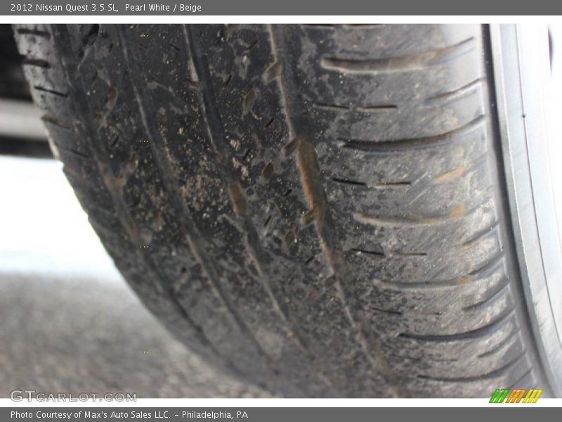 Pearl White / Beige 2012 Nissan Quest 3.5 SL
