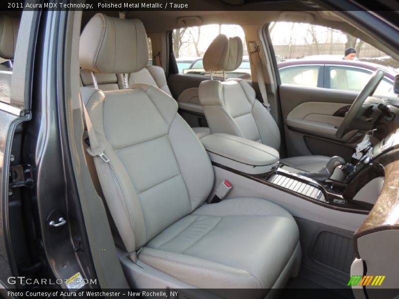 Polished Metal Metallic / Taupe 2011 Acura MDX Technology