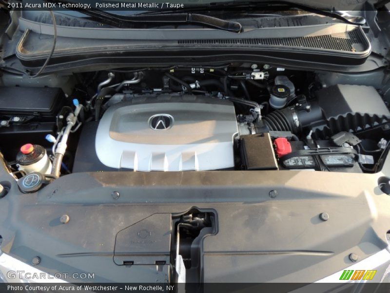 Polished Metal Metallic / Taupe 2011 Acura MDX Technology