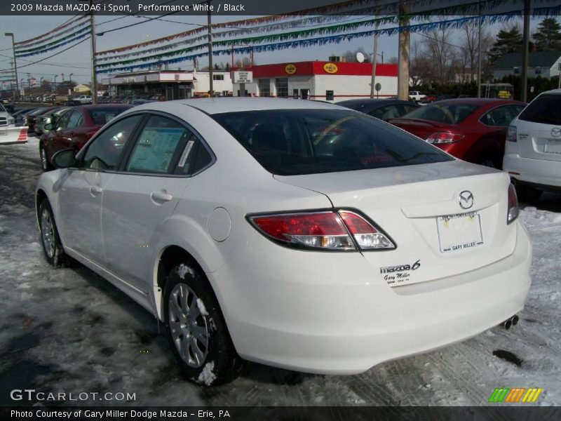 Performance White / Black 2009 Mazda MAZDA6 i Sport