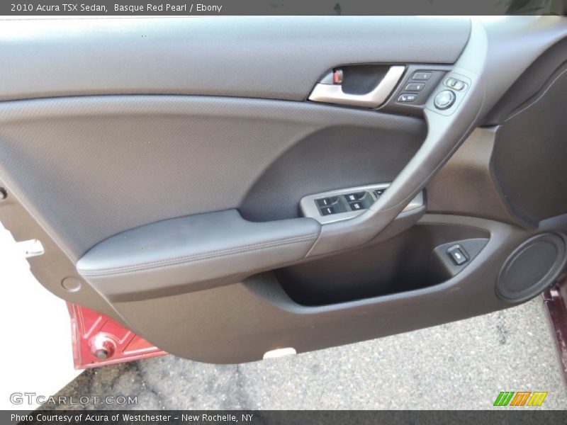 Basque Red Pearl / Ebony 2010 Acura TSX Sedan