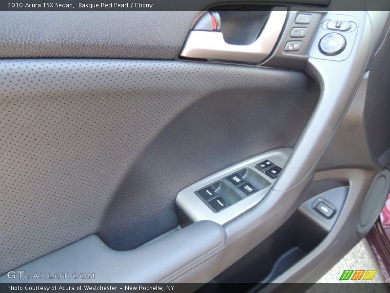 Basque Red Pearl / Ebony 2010 Acura TSX Sedan