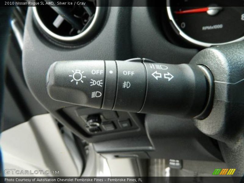 Controls of 2010 Rogue SL AWD