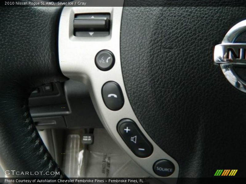 Controls of 2010 Rogue SL AWD