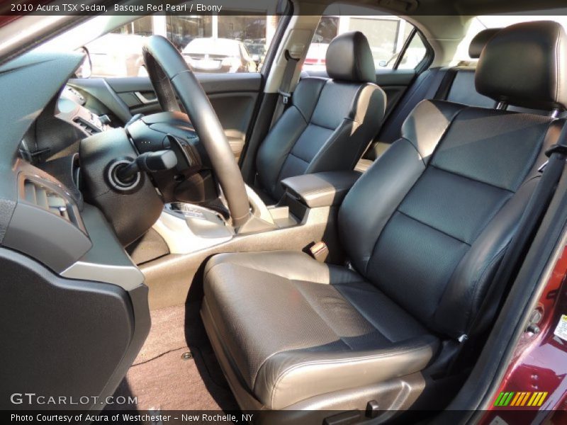 Basque Red Pearl / Ebony 2010 Acura TSX Sedan