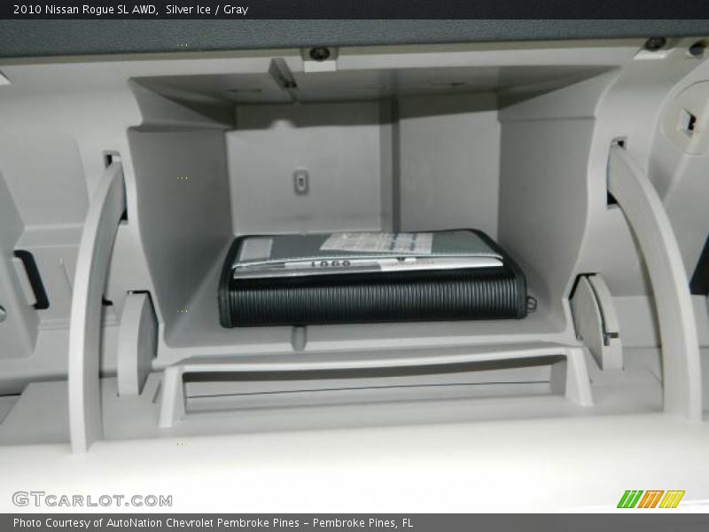 Silver Ice / Gray 2010 Nissan Rogue SL AWD