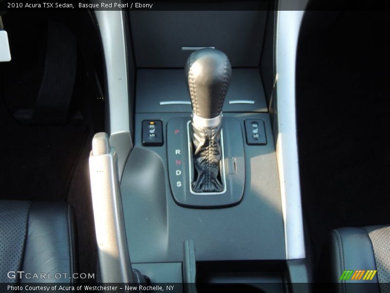 Basque Red Pearl / Ebony 2010 Acura TSX Sedan