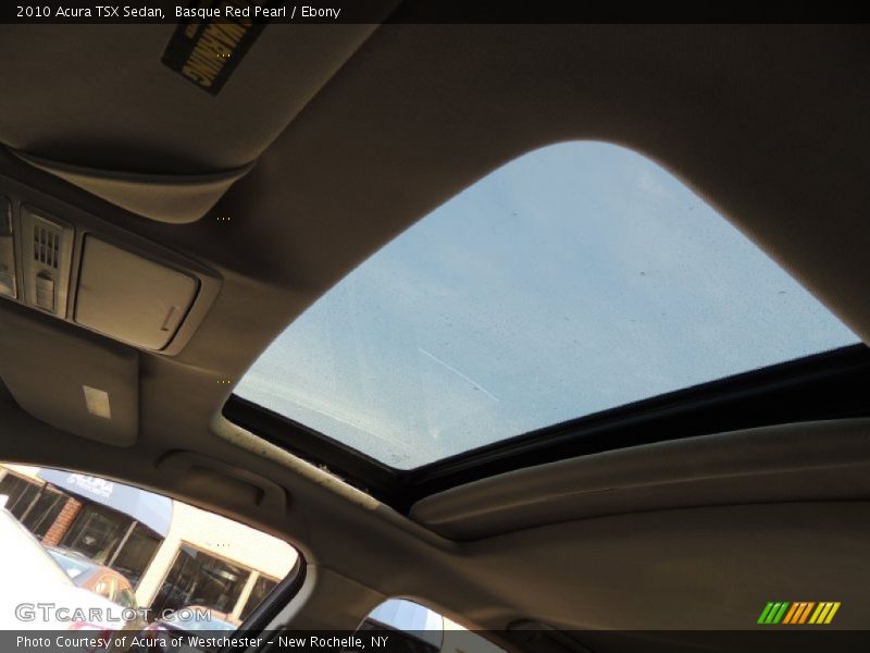 Basque Red Pearl / Ebony 2010 Acura TSX Sedan