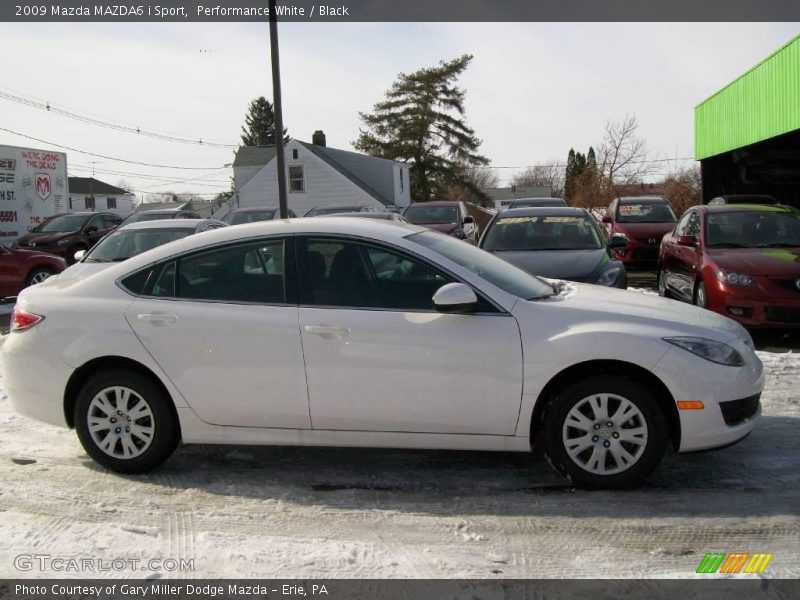 Performance White / Black 2009 Mazda MAZDA6 i Sport