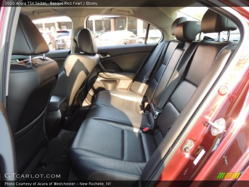 Basque Red Pearl / Ebony 2010 Acura TSX Sedan