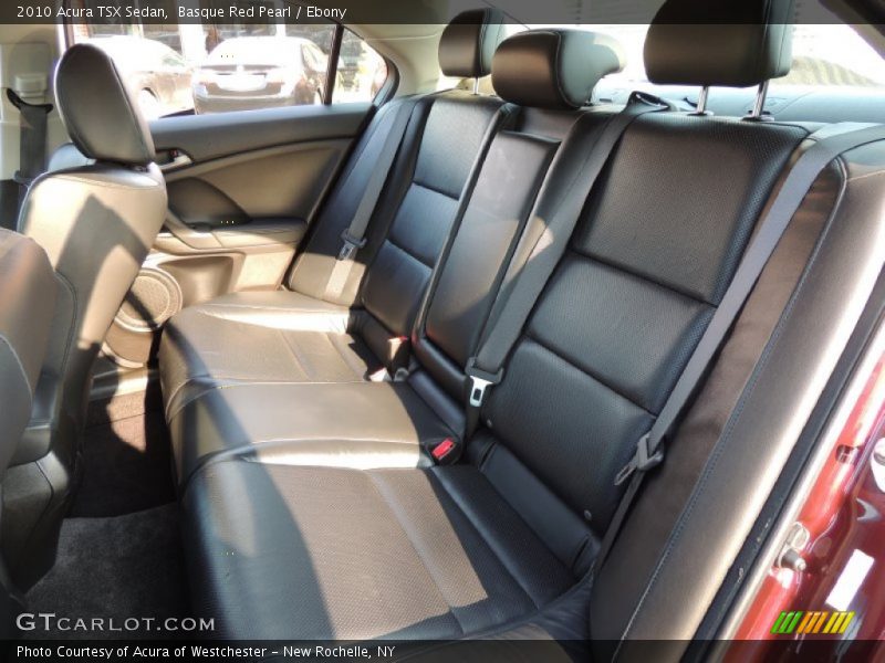 Basque Red Pearl / Ebony 2010 Acura TSX Sedan