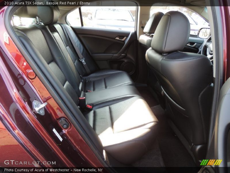 Basque Red Pearl / Ebony 2010 Acura TSX Sedan