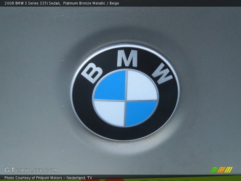 Platinum Bronze Metallic / Beige 2008 BMW 3 Series 335i Sedan