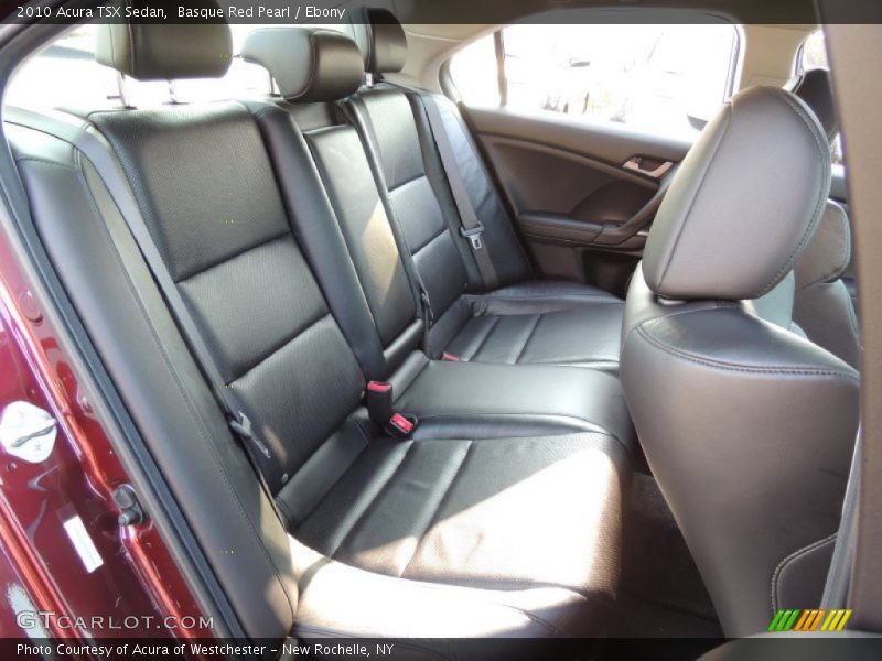 Basque Red Pearl / Ebony 2010 Acura TSX Sedan