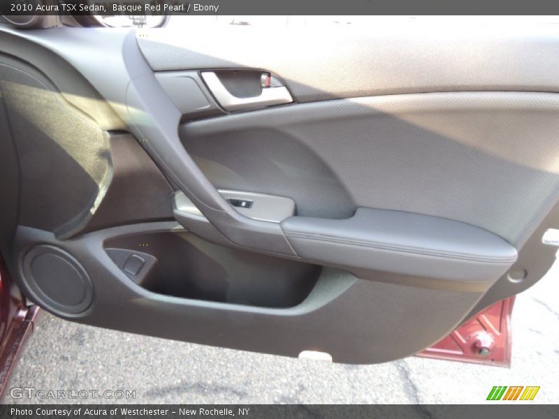 Basque Red Pearl / Ebony 2010 Acura TSX Sedan