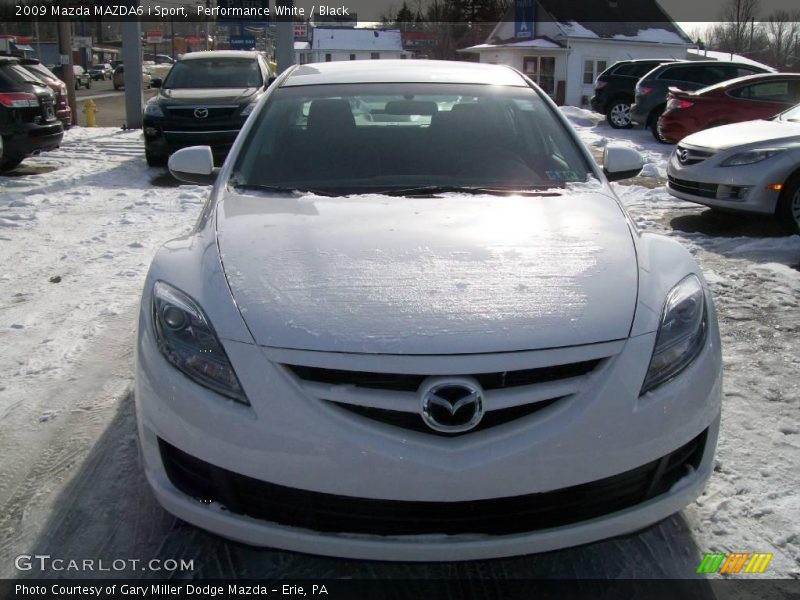 Performance White / Black 2009 Mazda MAZDA6 i Sport