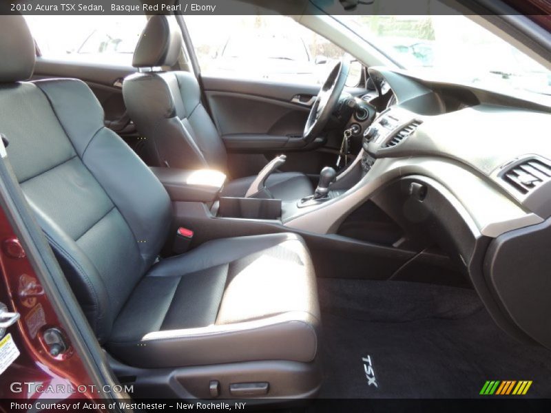 Basque Red Pearl / Ebony 2010 Acura TSX Sedan
