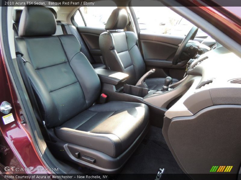 Basque Red Pearl / Ebony 2010 Acura TSX Sedan