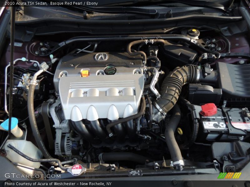 Basque Red Pearl / Ebony 2010 Acura TSX Sedan