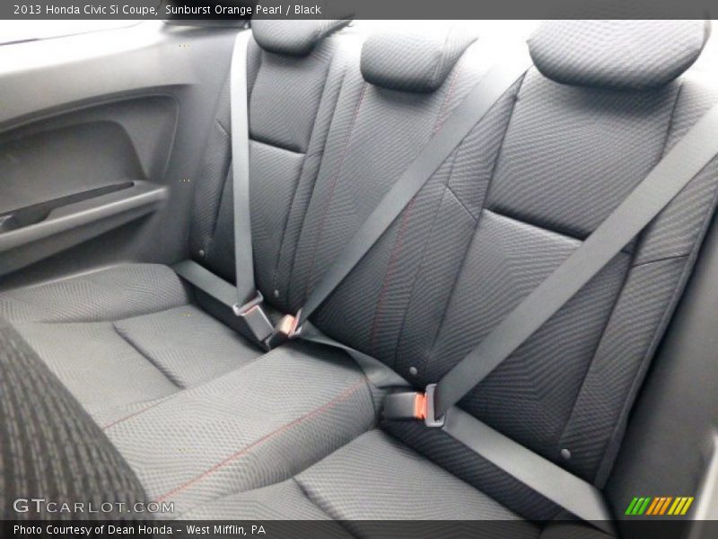 Rear Seat of 2013 Civic Si Coupe