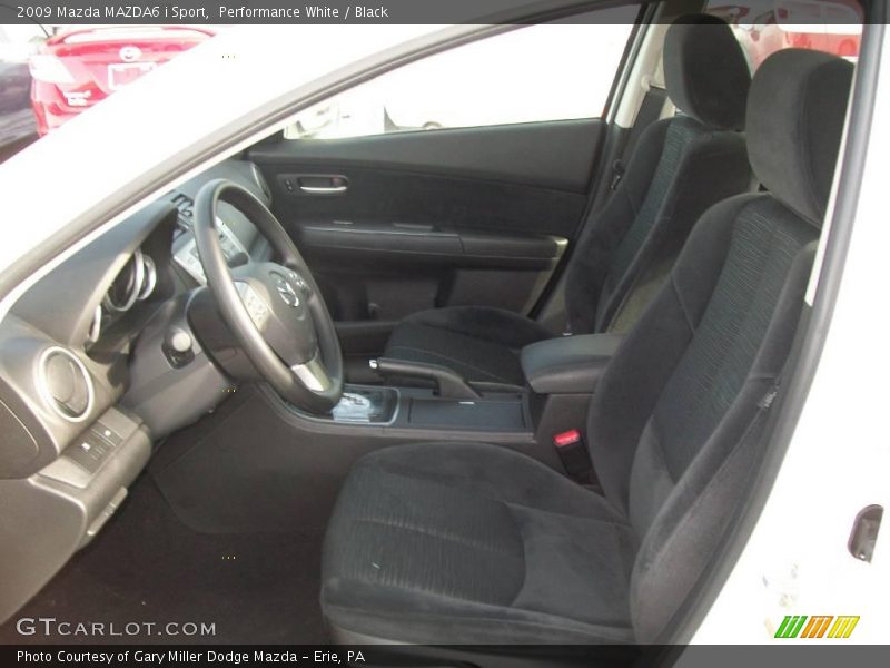 Performance White / Black 2009 Mazda MAZDA6 i Sport