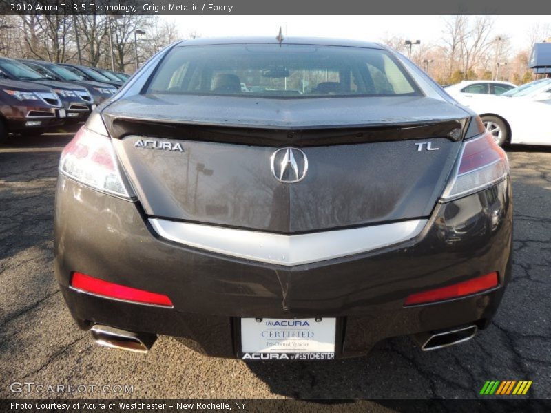 Grigio Metallic / Ebony 2010 Acura TL 3.5 Technology