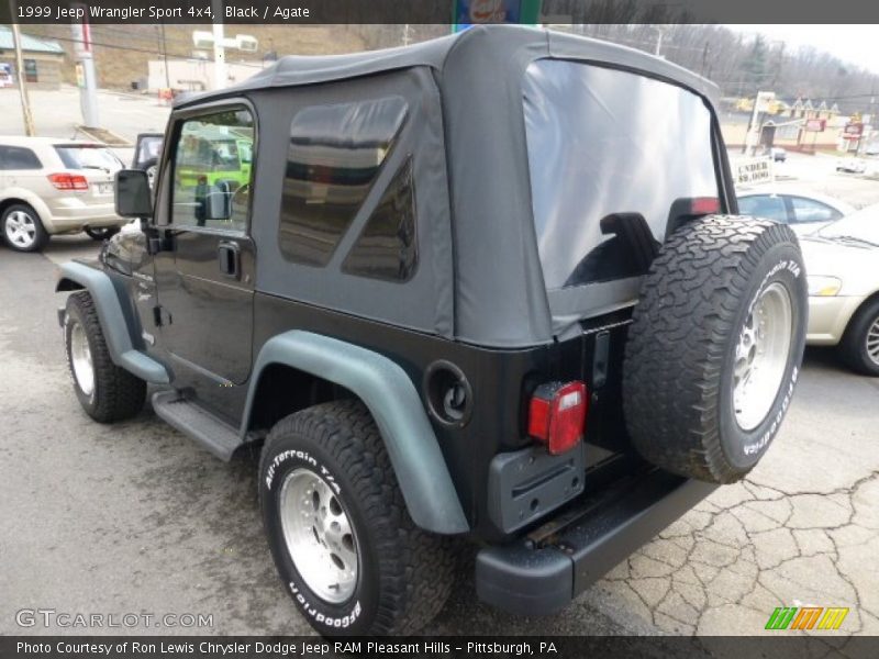 Black / Agate 1999 Jeep Wrangler Sport 4x4